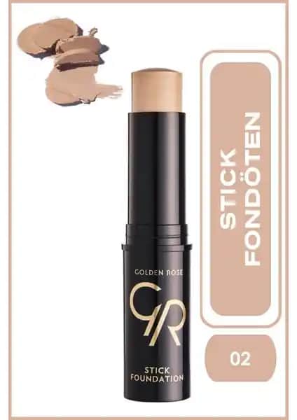 Golden Rose Stick Fondöten No: 02 Ivory ile doğal ve kalıcı makyaj deneyimi