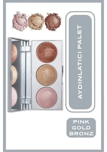 Golden Rose Strobing Highlighter Palette Pink Gold Bronz Ürün Özellikleri ve Kullanım Rehberi