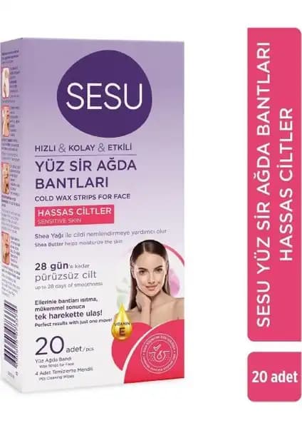 Hassas Ciltler İçin Pratik ve Etkili Sesu Yüz Sir Ağda Bantları Ürün İncelemesi