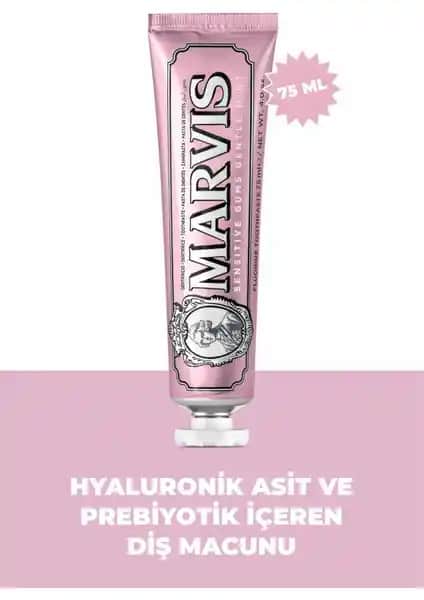 Hassas Dişler ve Diş Eti Sağlığı İçin Güvenilir Marvis Sensitive Gums Gentle Mint Ürünü