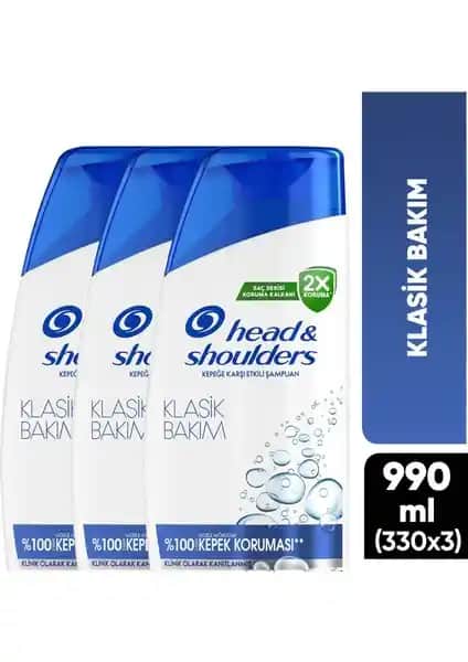 Head&Shoulders Klasik Bakım Kepek Kaşıtı Günlük Şampuanı Saç ve Deri Sağlığını Korur