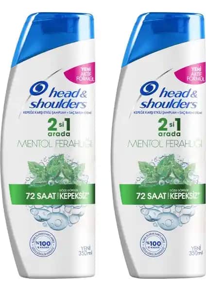Head&Shoulders Mentol Ferahlığı Kepeğe Karşı Etkili ve Tazelik Sağlayan Şampuan