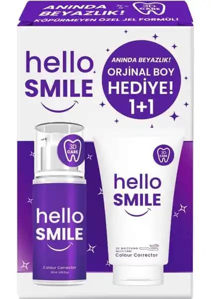 Hello Smile Anında Diş Jeli Paketi Türkiye'de Güvenilir ve Doğal Diş Bakım Çözümü