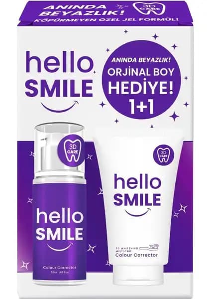 Hello Smile Anında Diş Jeli Paketi Türkiye'de Güvenilir ve Doğal Diş Bakım Çözümü