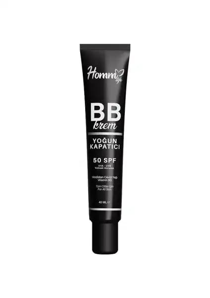 Homm Life Yoğun Kapatıcı BB Krem 50 SPF ile doğal ve parlak cilt görünümü