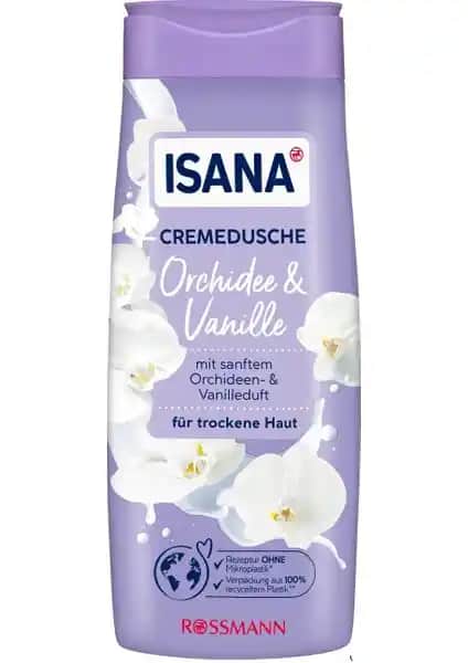 Isana Kremsi Duş Jeli Orkide ve Vanilya: Kuru Ciltlere Özel Ferahlatıcı Temizlik (75-90 karakter)