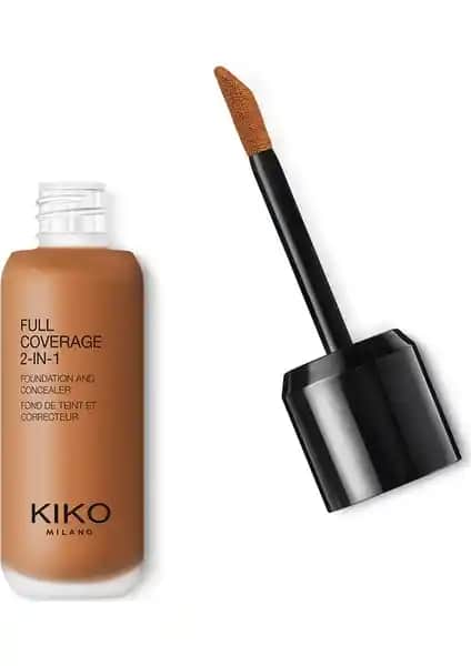 Kiko Full Coverage 2-İn-1 Fondöten ve Concealer 13-N 145 ile kusursuz makyaj uygulaması