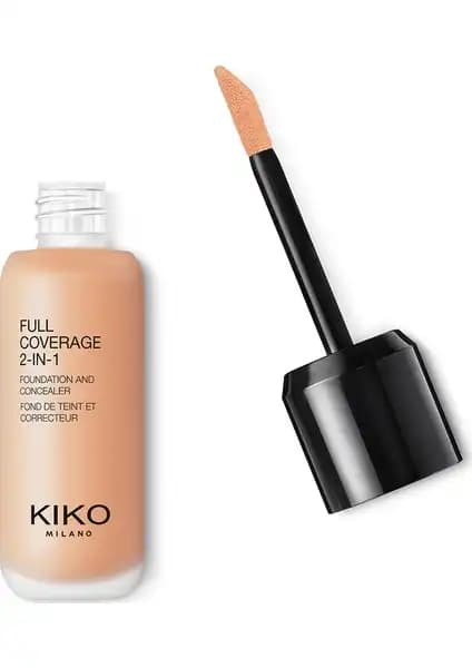 Kiko Full Coverage 2-İn-1 Fondöten ve Concealer: Çok Yönlü, Yüksek Kapatıcı Özellikli Ürün