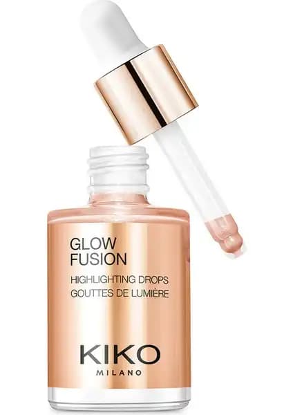 KikoMilano Kıko Highlighter Glow Highlighting Drops 02: Doğal Parlaklık ve Yüksek Işıltı Sağlayan Likit Aydınlatıcı