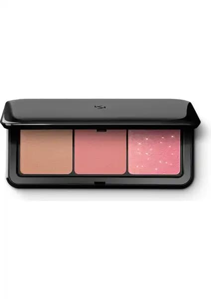 KikoMilano Multi Finish Trio Blush ve Bronzer Paleti 02 Mauve: Çok Yönlü ve Yüksek Kaliteli Makyaj Paleti