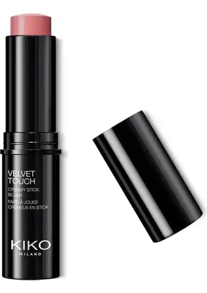 KikoMilano Velvet Touch Creamy Stick Blush 08 Rose Mauve Doğal ve Parlak Görünüm Sağlayan Allık