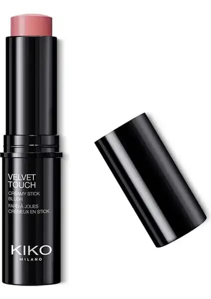 KikoMilano Velvet Touch Creamy Stick Blush 08 Rose Mauve Doğal ve Parlak Görünüm Sağlayan Allık