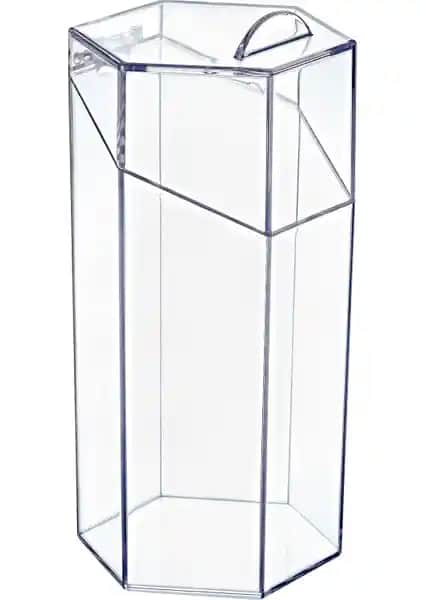 Kristal Malzemeden Tasarlanmış Geniş Kapasiteli Fırça Organizeri