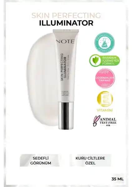 Kuru ve mat ciltler için Note Cosmetics Skin Perfecting Illuminator özellikleri ve kullanımı