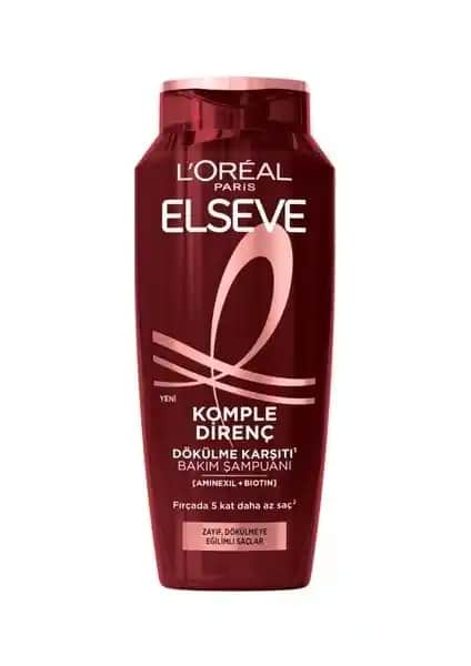 L'Oréal Elseve Komple Direnç Şampuanı ile Saçlarınızı Güçlendirin ve Dökülmeye Karşı Koruyun