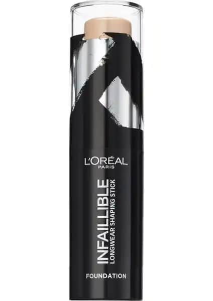 L'Oréal Paris Infaillible Shaping Stick Fondöten 190 Beige Dore: Yüksek Kapatıcılık ve Pratik Uygulama Özellikleri