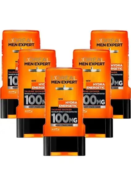 L'Oréal Paris Men Expert Hydra Energetic Taurin İçeren Duş Jeli: Erkekler İçin Enerji ve Ferahlık Sunar
