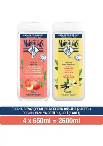 Le Petit Marseillais Beyaz Şeftali ve Nektarin ile Vanilya Sütü Duş Jeli Özellikleri ve Faydaları