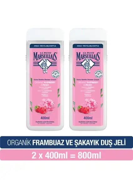 Le Petit Marseillais Frambuaz ve Şakayık Duş Jeli: Doğal ve Ferahlatıcı Bir Temizlik Deneyimi