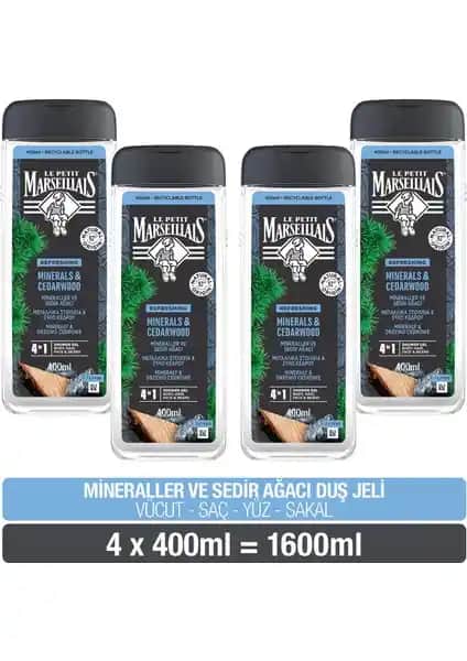 Le Petit Marseillais Mineral ve Sedir Ağacı Duş Jeli: Doğal ve Ferahlatıcı Temizlik Deneyimi
