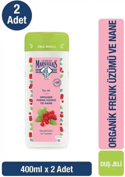 Le Petit Marseillais Organik Frenk Üzümü ve Nane Duş Jeliyle Doğal Temizlik ve Ferahlık Deneyimi