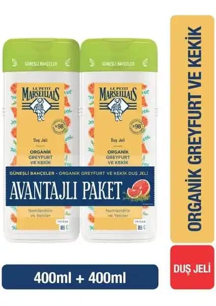 Le Petit Marseillais Organik Greyfurt ve Kekik Duş Jeli: Doğal ve Çevre Dostu Temizlik Çözümü