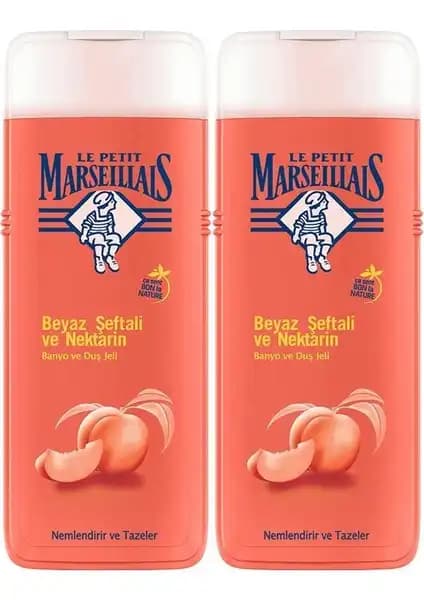 Le Petit Marseillais Şeftali ve Nektarin İçerikli Doğal Duş Jeli 400 ml