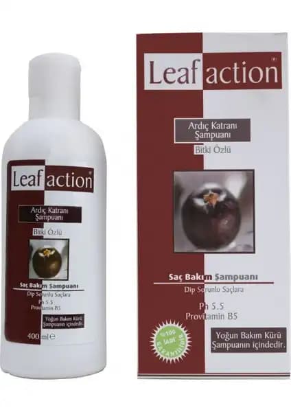 Leaf Action Bitki Özlü Ardıç Katranı Şampuanı: Doğal ve Etkili Saç Bakımı İçin Uygun Çözüm