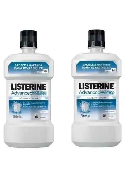 Listerine Advanced White Ağız Bakım Suyu ile Günlük Diş ve Ağız Sağlığı Koruma