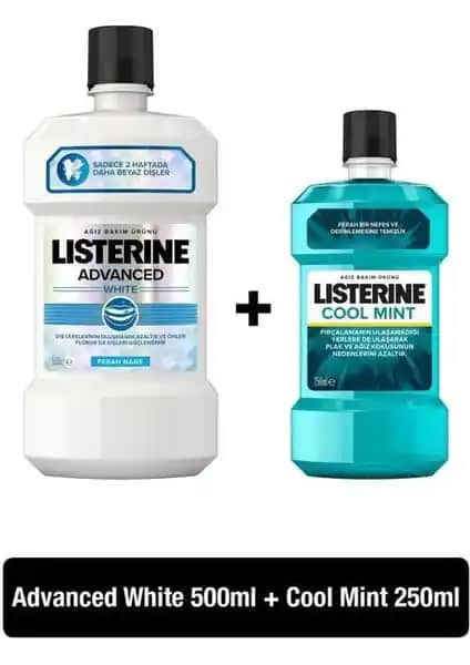 Listerine Advanced White Hafif Tat Alkolsüz Ağız Bakım Suyu ve Cool Mint Özellikleri ve Kullanım Avantajları