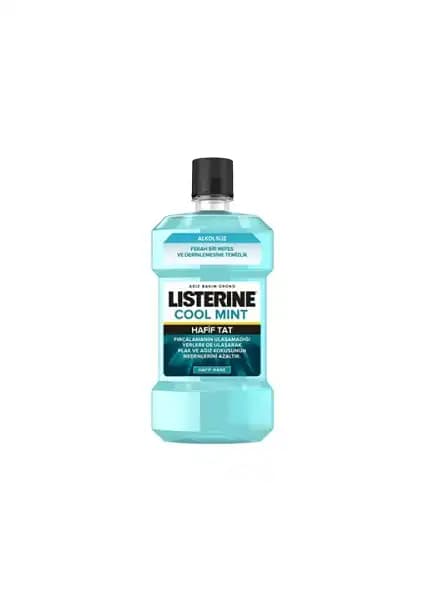 Listerine Cool Mint Alkolsüz Hafif Tat 500 ml Ağız Gargarası Sağlıklı Diş ve Nefes İçin