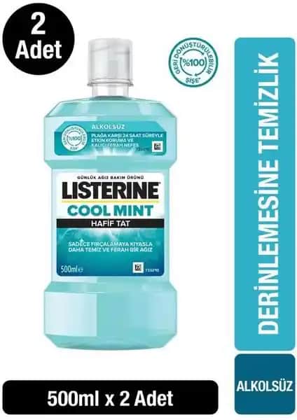 Listerine Cool Mint Hafif Tat Alkolsüz Ağız Bakım Suyu Ürün Özellikleri ve Kullanım Avantajları