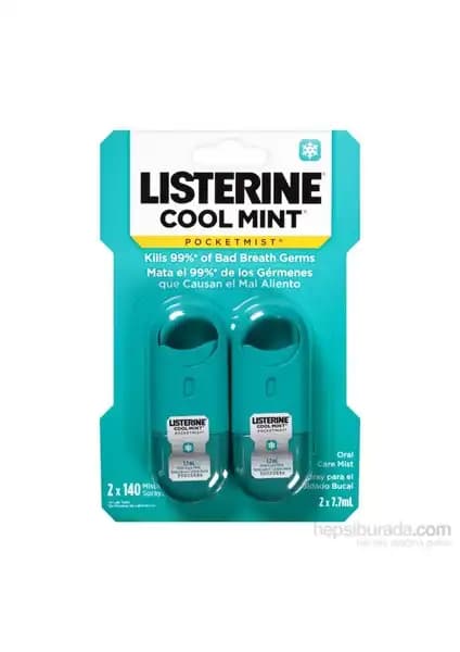 Listerine PocketMist Cool Mint Nane Aromalı Taşınabilir Ağız Spreyi 15.4 ml ile Günlük Ferahlık