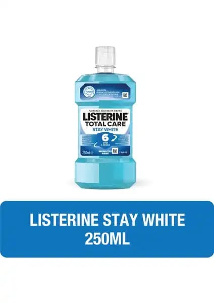 Listerine Stay White Ağız Bakım Suyu: Tartar Önleyici ve Diş Beyazlatıcı Özellikler