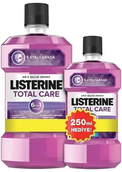 Listerine Total Care 6 Etki Ağız Bakım Suyu: Güçlü ve Ferah Bir Gülüş İçin Günlük Kullanım