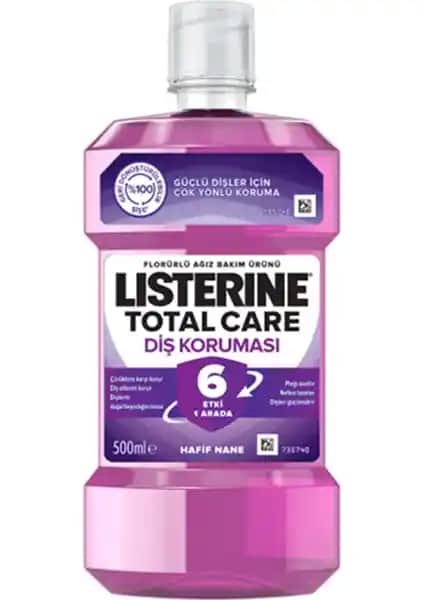 Listerine Total Care Ağız Çalkalama Suyu ile Güçlü ve Kapsamlı Ağız Bakımı Sağlayın