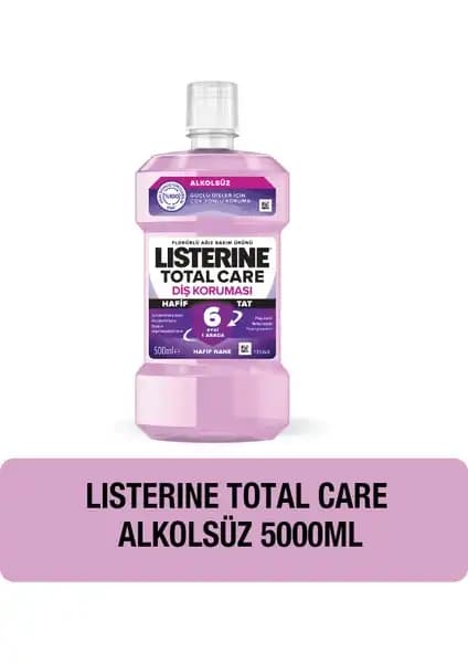Listerine Total Care Hafif Tat Alkolsüz Ağız Bakım Suyu Özellikleri ve Kullanıcı Yorumları