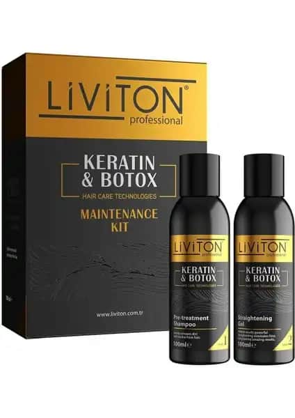 Liviton Profesyonel Keratin Botox Mini Set ile Saçlarınızı Güçlendirin ve Düzleştirin