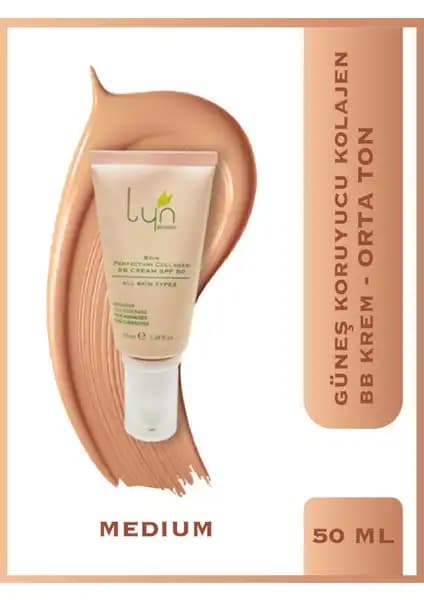 Lyn Skincare Lyn Skın Perfection Collagen BB Krem SPF 50 ile doğal ve koruyucu cilt bakımı çözümleri