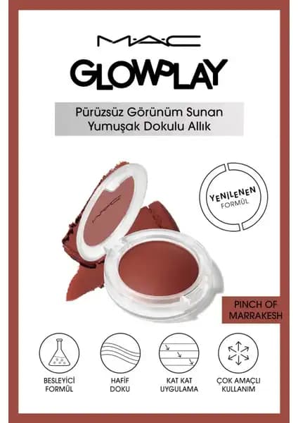 Mac Glow Play Allık Pınch Of Marrakesh Doğal ve Kalıcı Renk Seçeneği