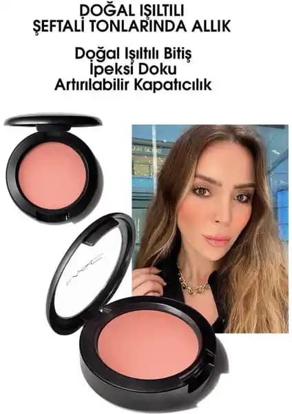 MAC Sheertone Peaches Ultra İnce Preslenmiş Allık: Doğal ve Kalıcı Makyaj İçin Ideal Seçenek
