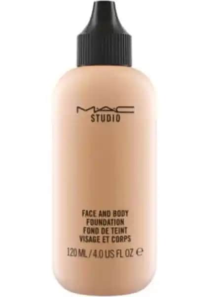 Mac Studio Face and Body Foundation C2: Hafif ve Kalıcı Doğal Görünüm Sağlayan Fondöten