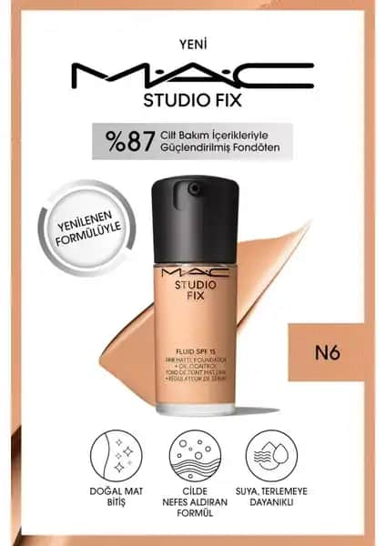 MAC Studio Fix Fluid SPF 15 Mat Fondötən: Təbii və Davamlı Makiyaj Üçün Yenilikçi Seçim