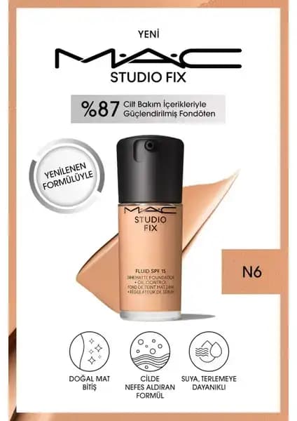 MAC Studio Fix Fluid SPF 15 Mat Fondötən: Təbii və Davamlı Makiyaj Üçün Yenilikçi Seçim