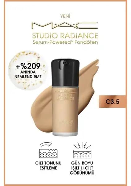 MAC Studio Radiance Serum-Powered Fondöten: Doğal Işıltı ve Cilt Bakımını Bir Arada Sunan Yenilikçi Formül