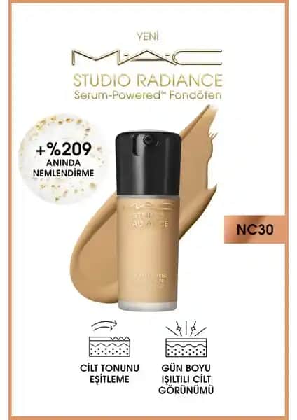 MAC Studio Radiance Serum-Powered Fondöten: Doğal Işıltı ve Cilt Bakımını Bir Arada Sunar