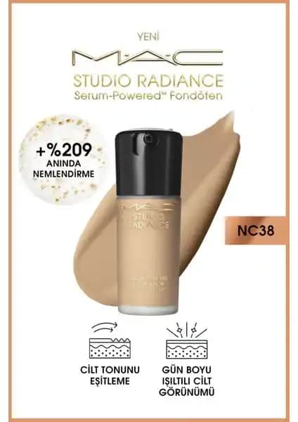 MAC Studio Radiance Serum-Powered Fondöten: Doğal Işıltı ve Cilt Bakımını Birleştiren Ürün