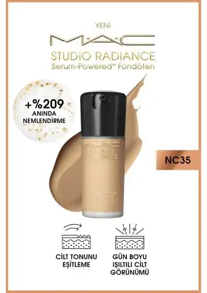 MAC Studio Radiance Serum-Powered Fondöten: Doğal Işıltı ve Sağlıklı Cilt İçin Mükemmel Seçenek