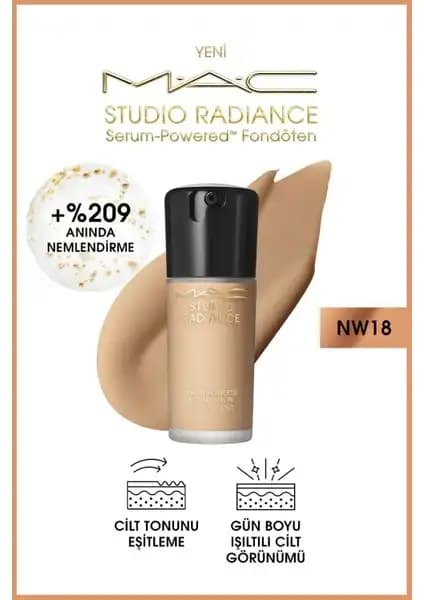 MAC Studio Radiance Serum-Powered Fondöten: Doğal Işıltı ve Sağlıklı Cilt İçin Yenilikçi Seçenek