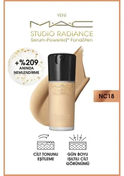 MAC Studio Radiance Serum-Powered Fondöten ile Sağlıklı ve Işıltılı Cilt İçin Yenilikçi Çözüm